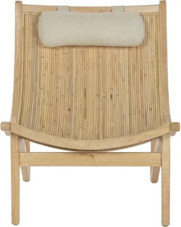 Scaun tip fotoliu din rattan