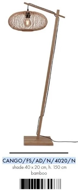 Lampadar eco din bambus Cango S nat/40x20 nat