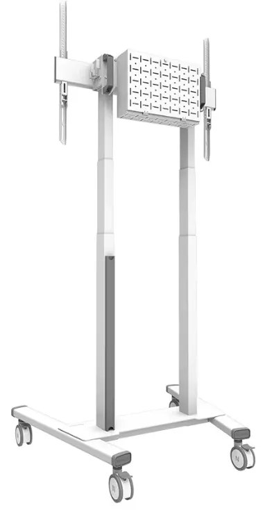 Stand podea mobil NM 55"-100" 110kg alb
