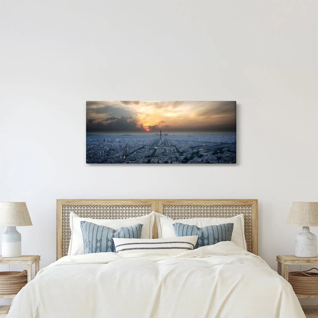 Tabloul - Paris din înâlțime (120x50 cm)