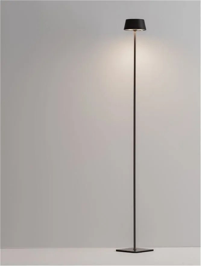 Lampadar/Lampa de podea LED portabila exterior IP54 PERSEA negru
