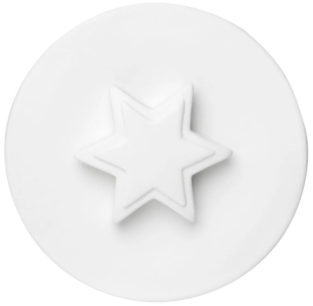 Recipient de sticla pentru alimente STAR cu capac din portelan