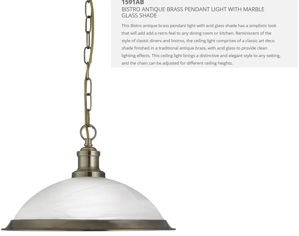 Pendul design clasic Bistro alama antique 1591AB SRT