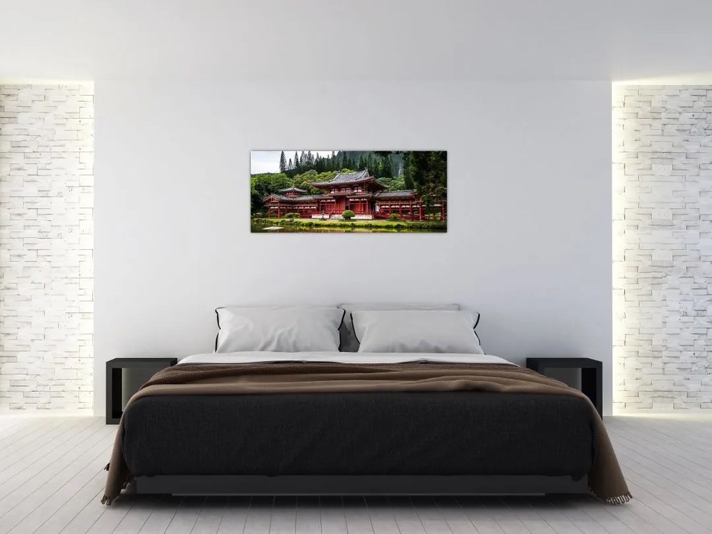 Tablou - mănăstire budhistică (120x50 cm)