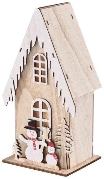 Decorațiune LED de Crăciun 3xLED/2xAA bej