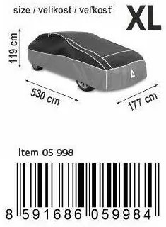 Compass Prelată de protecție împotriva grindineiPREMIUM XL 530 x 177 x 119 cm
