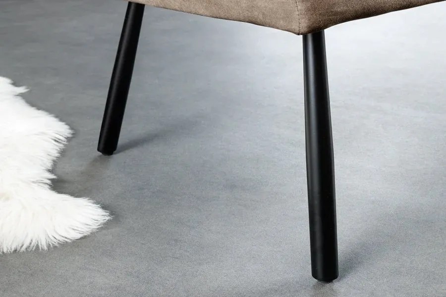 Bancheta moderna BIG GEORGE 160cm maro taupe