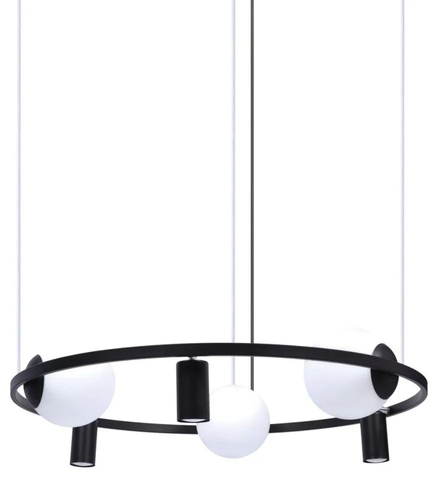 Lustra suspendata cu 6 surse de lumina ORBIT