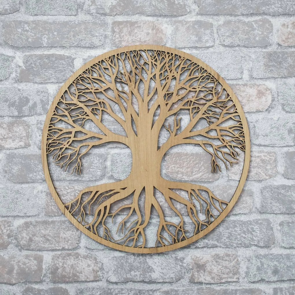 DUBLEZ | Decorațiune din lemn - Copacul Vieții Gaius