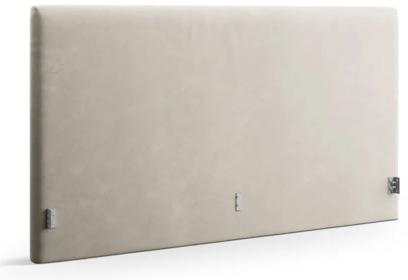 Tăblie de pat bej tapițată 190,5x100 cm Remo – Micadoni