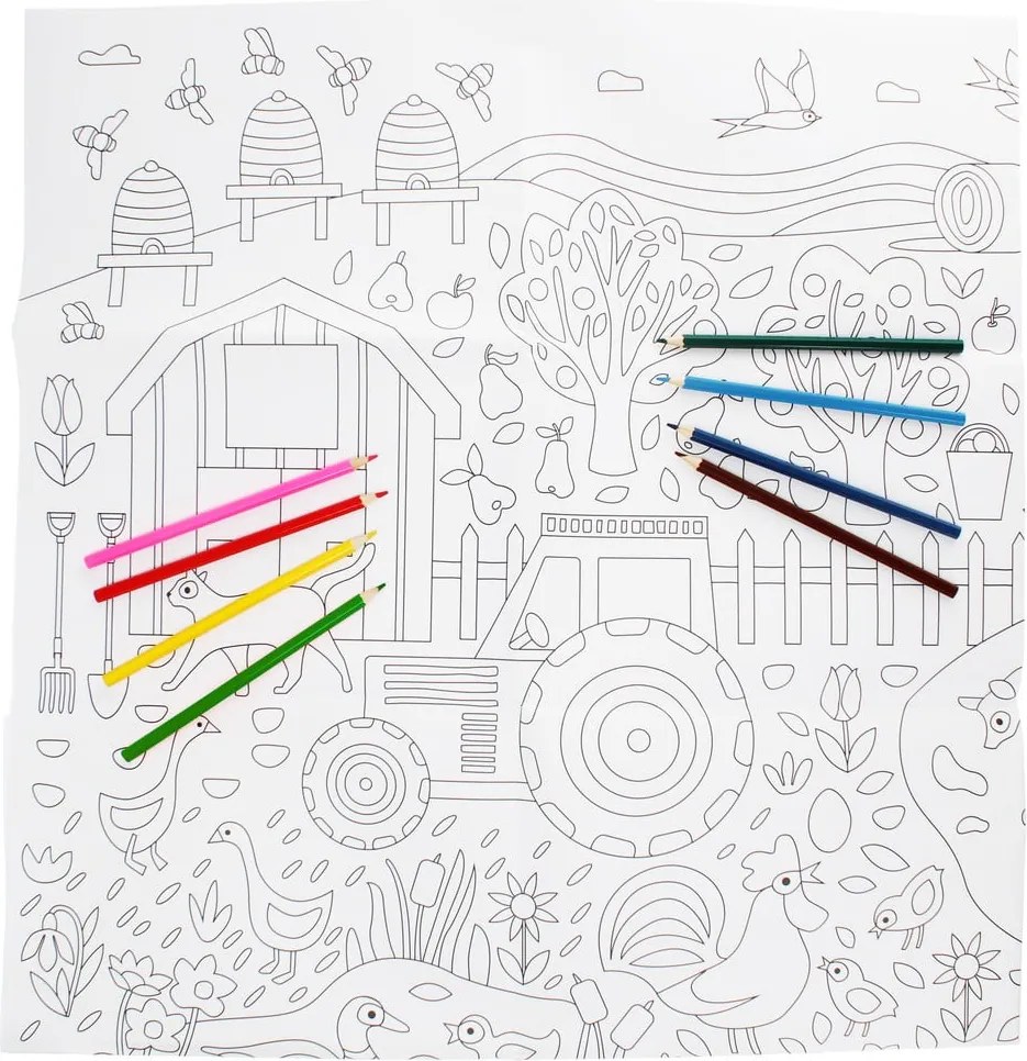 Cărți de colorat On the Farm – Rex London