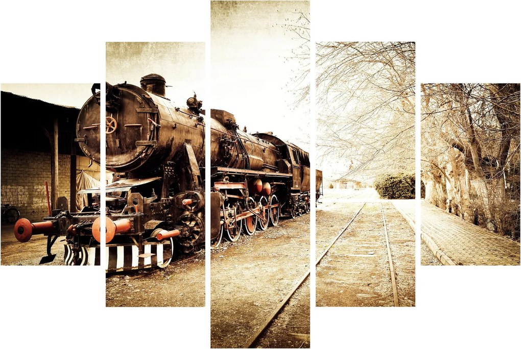 Tablou - Locomotiva istorică (150x105 cm)