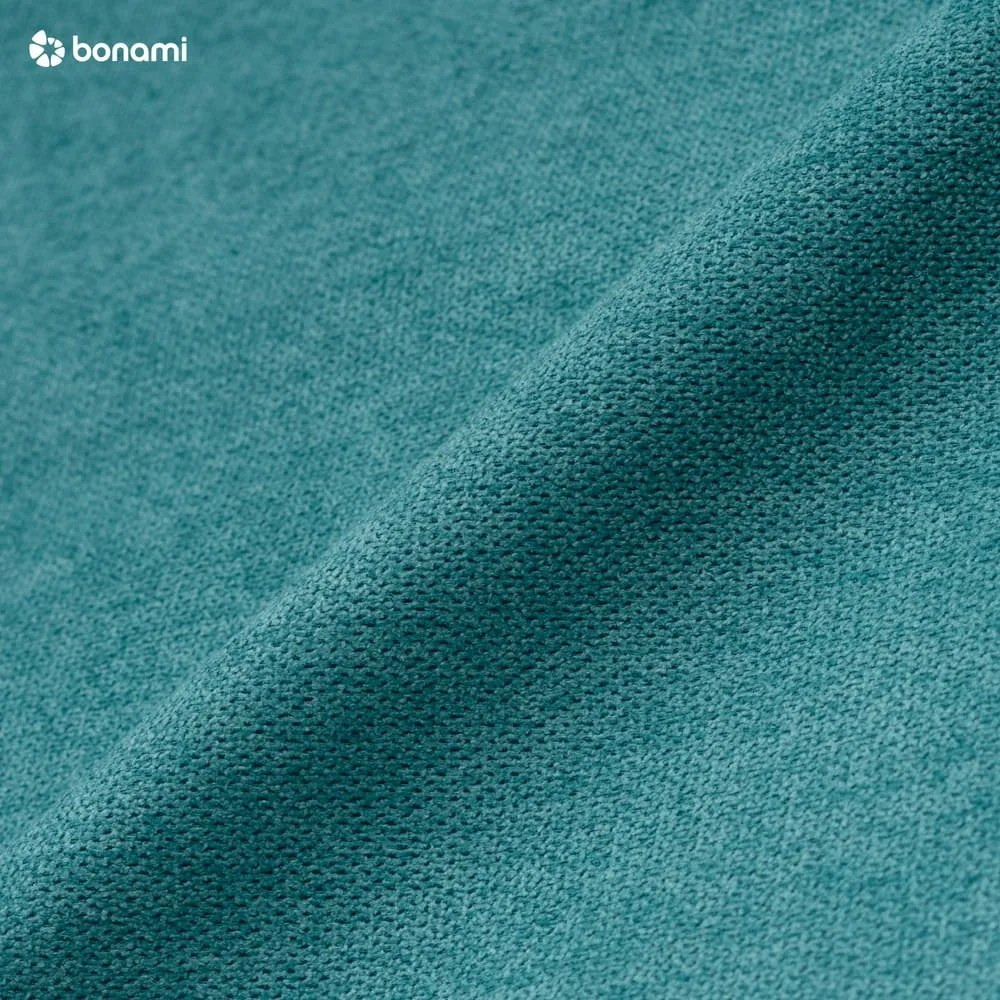 Colțar extensibil cu șezlong pe partea dreaptă Bobochic Paris Balio, turcoaz