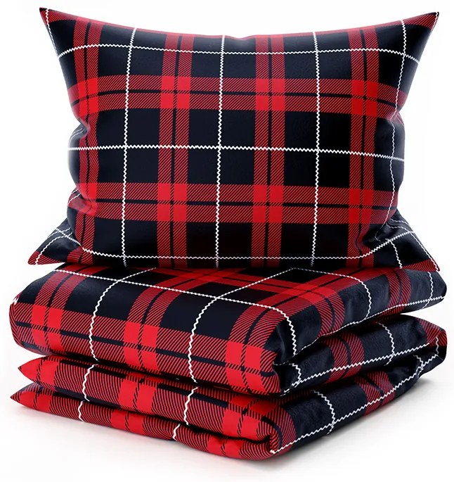 Lenjerie cocolino ALBURY rosie Dimensiune lenjerie de pat: 2 buc 70 x 90 cm | 200 x 220 cm