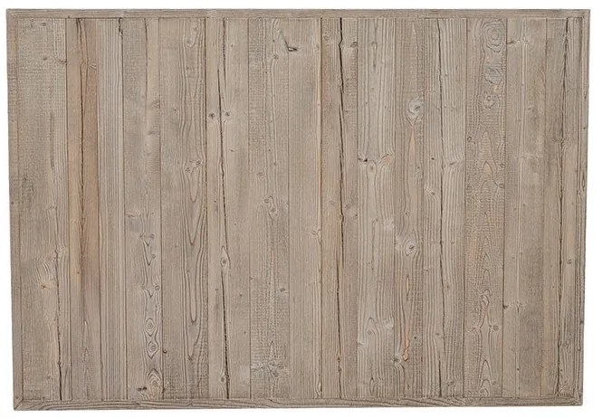 Tablie de pat, natur, din lemn reciclat, Rustic