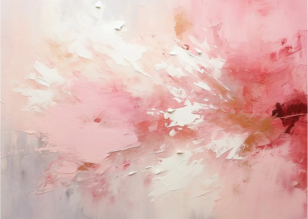Tablou - Abstract roz (70x50 cm)