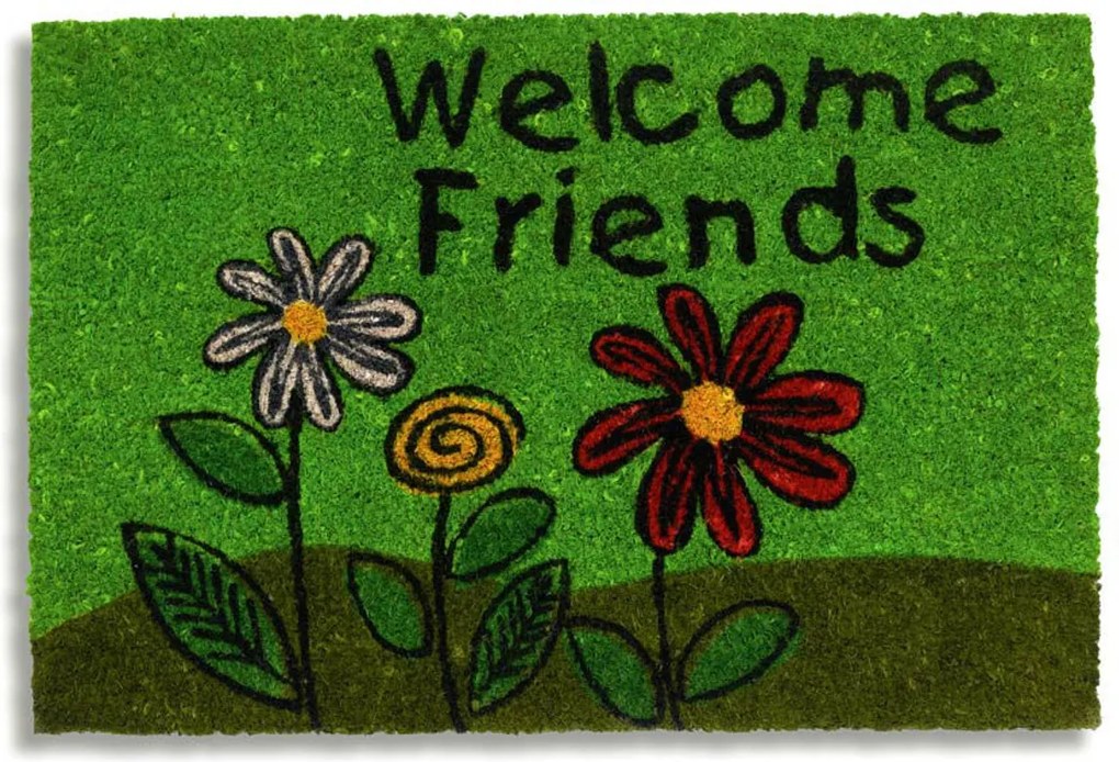 Covoras Intrare Miria, Cocos, Verde, 40x60