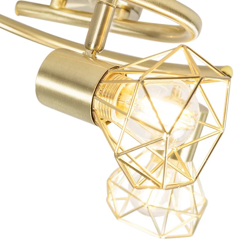 Spot inteligent din alamă rotativ și rabatabil, incl. 3 Wifi P45 - Mosh