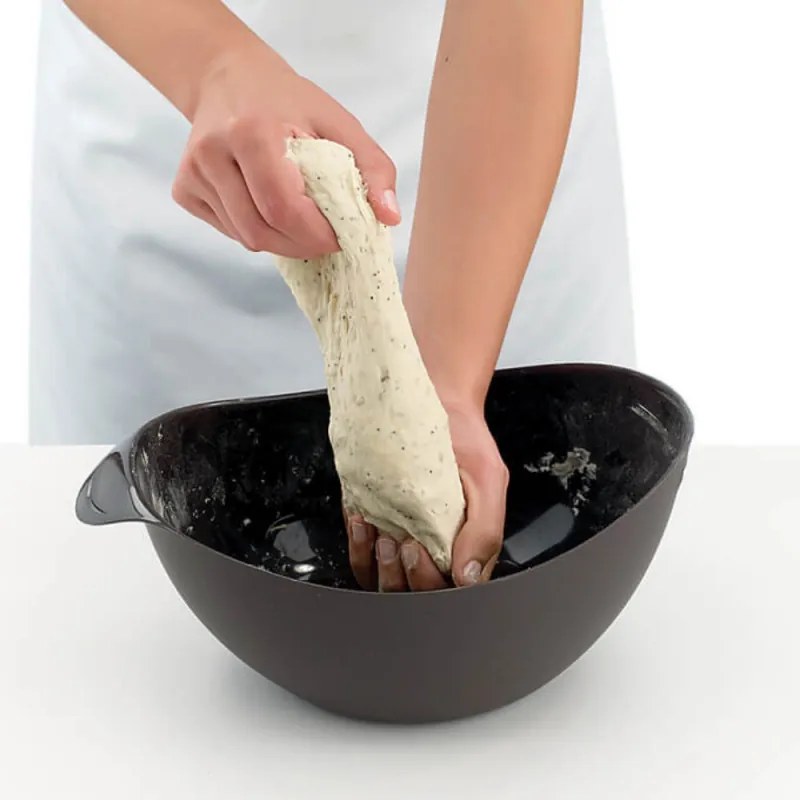 Vas preparare si coacere paine Lekue 1009037, 28 x 23 x 13 cm, 600 ml, Silicon platinat, -60 +220 °C, Negru