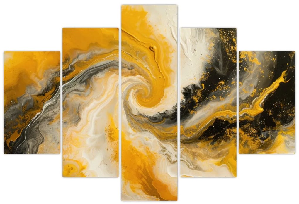 Tablou - Abstractizare în spirală (150x105 cm)