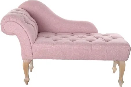 Chaise-longue Delicate Pink 119x55x78 cm