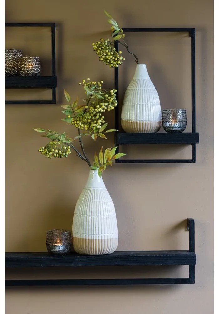 Raft negru mat din lemn de brad Maddison – Light &amp; Living