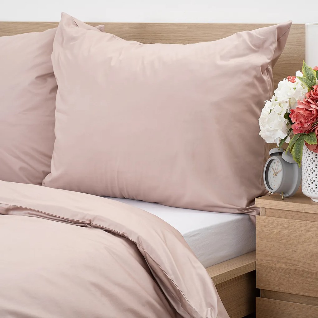 Lenjerie de pat din satin 4Home Cappuccino, 140 x 220 cm, 70 x 90 cm