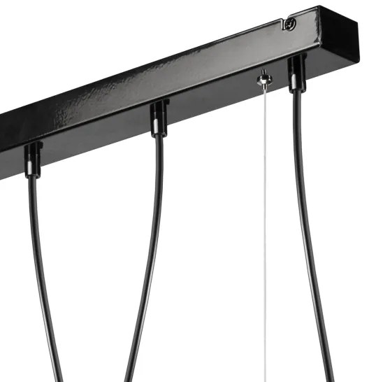 Lustră pe cablu TARO 5xE27/60W/230V neagră