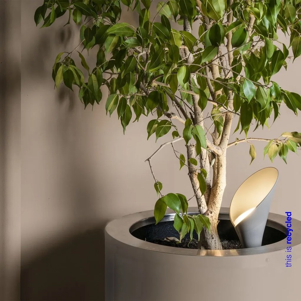 Lampa de exterior decorativa tip tarus IP44 LEAF gri
