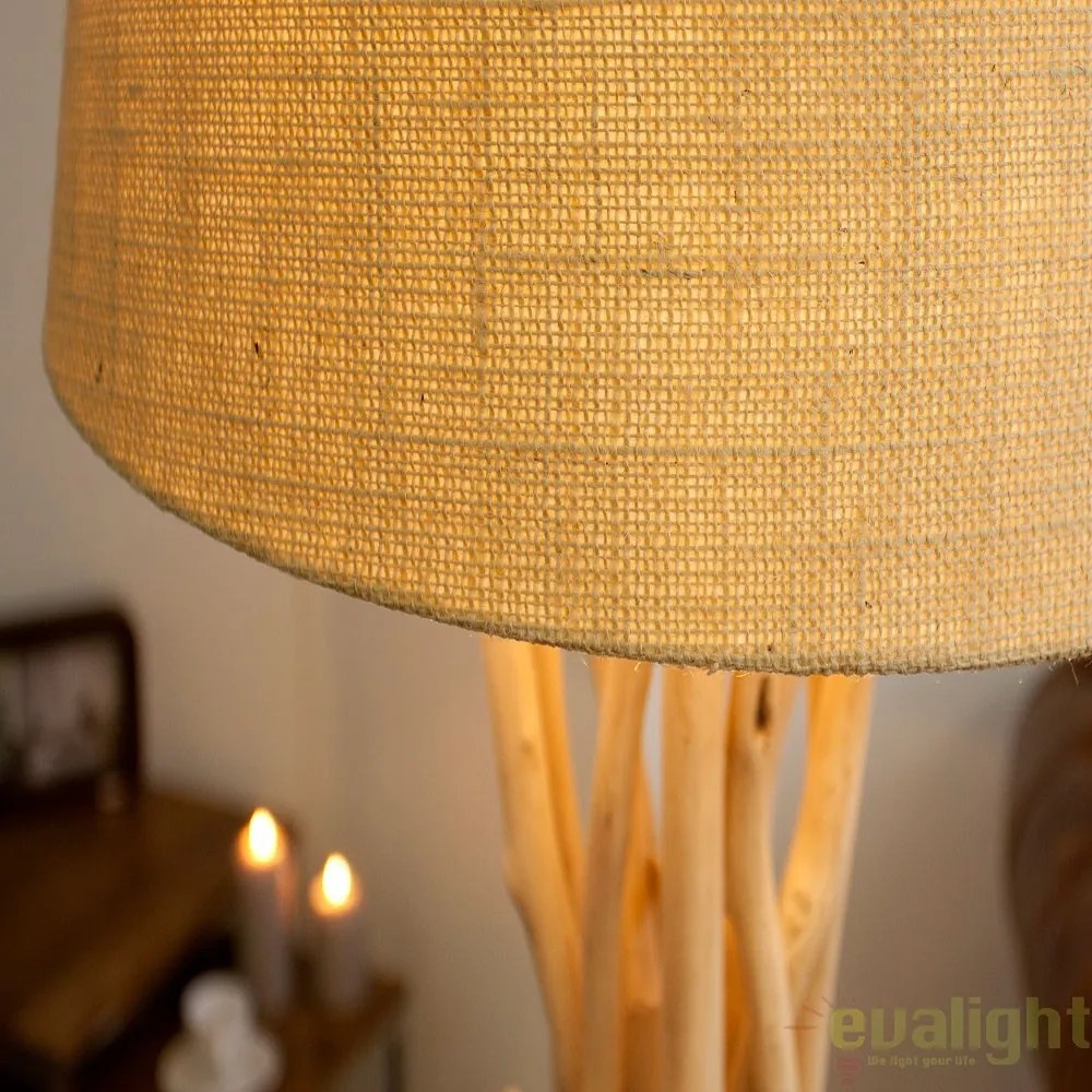 Lamparar deosebit / Lampa de podea cu design rustic Cara A-30208 VC