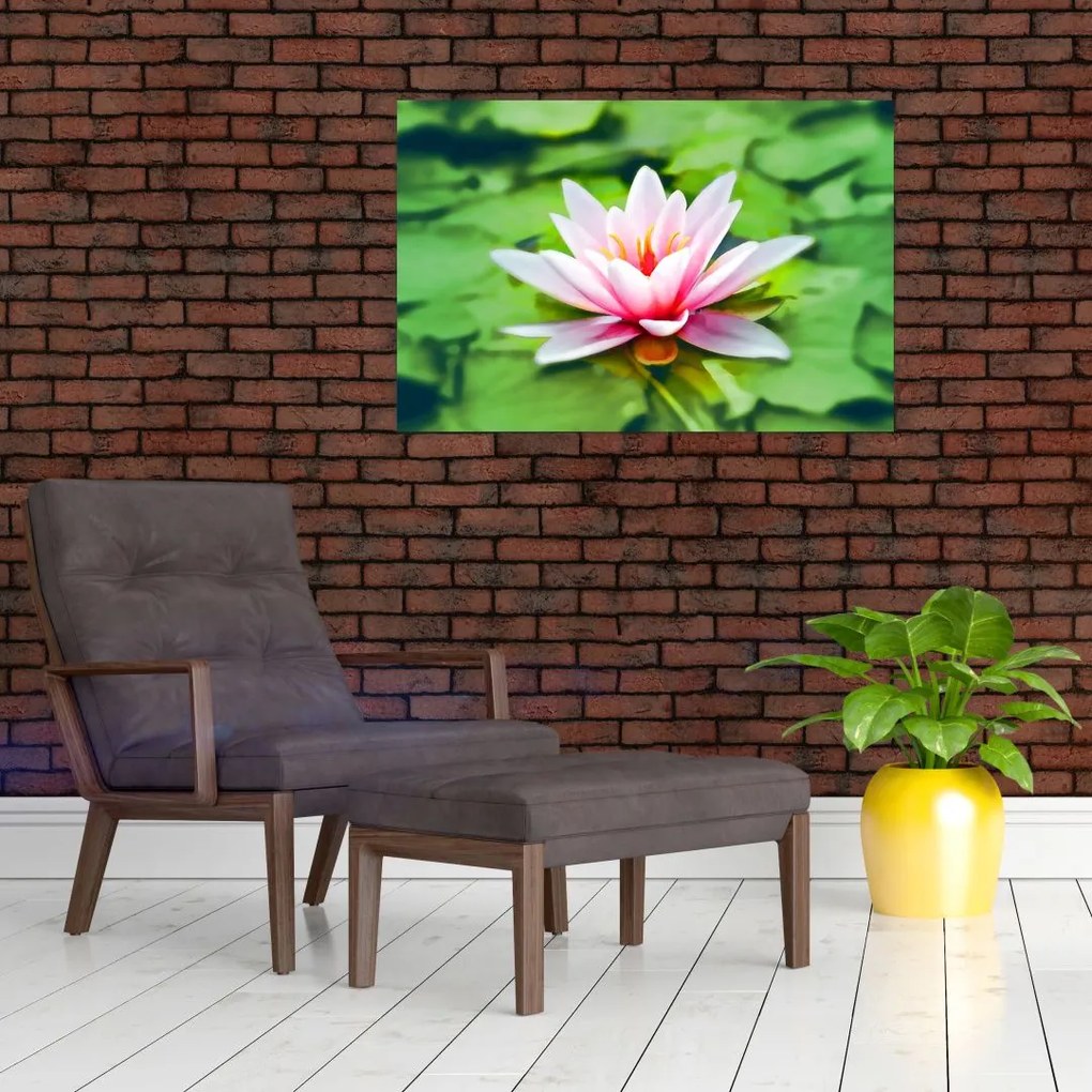 Tablou - Nuferi pe apă (90x60 cm)