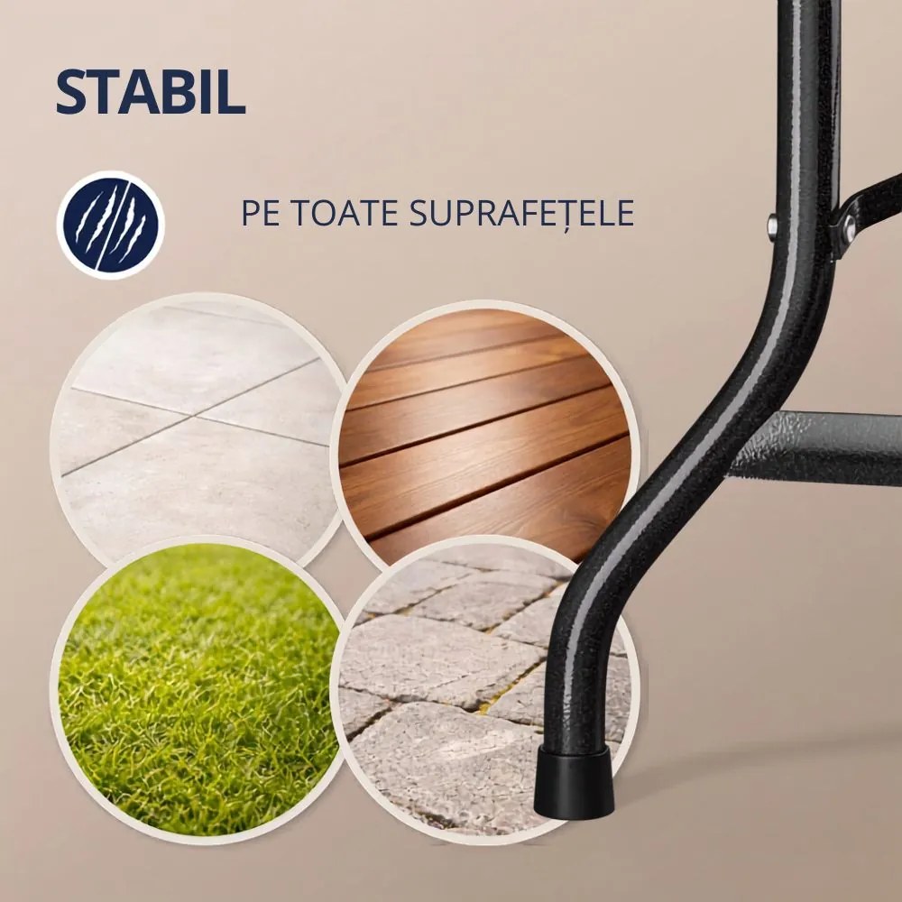 Masa pliabilă pentru bufet KAMIL, 76x183x74cm, alb Casaria