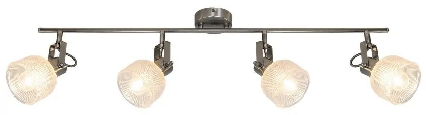 Lustra 4 spoturi design clasic FRANCIS crom satin 5440 RX