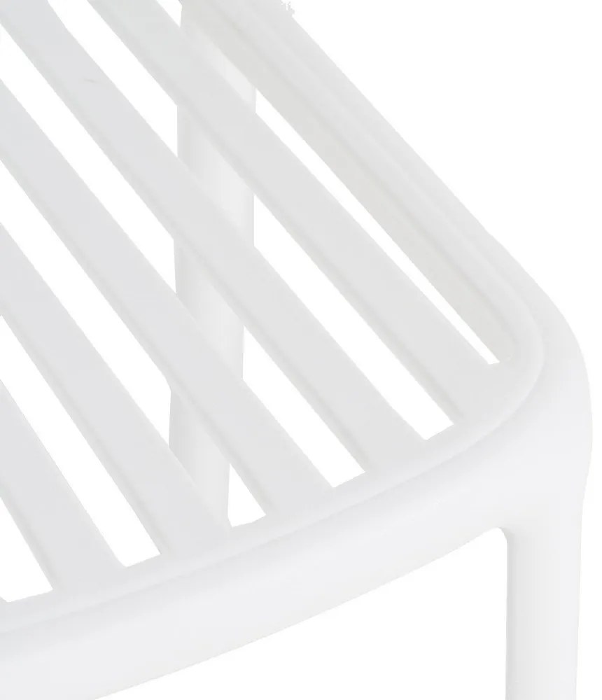 Scaun de dining alb din plastic Alia – Ixia