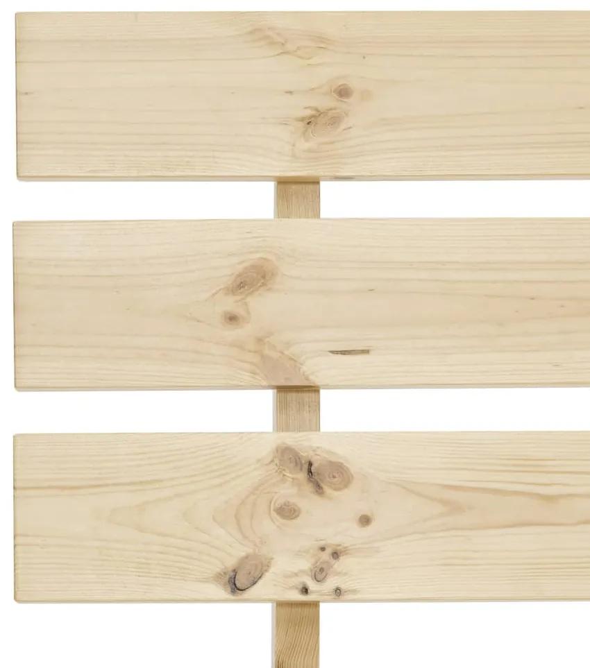 Cadru de pat, 90 x 200 cm, lemn masiv de pin Lemn deschis, 90 x 200 cm