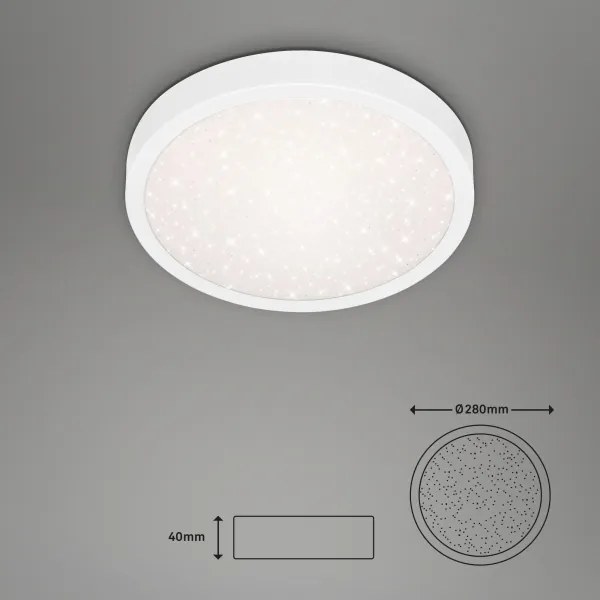 Plafonieră LED RUNA LED/18W/230V argintiu Briloner 3048-016