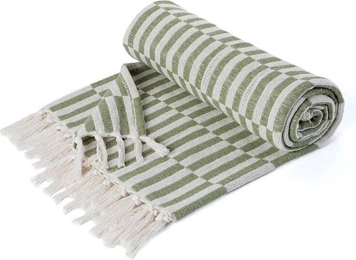 STOF Pled cu franjuri SWEETLOVE 125 x 150 cm