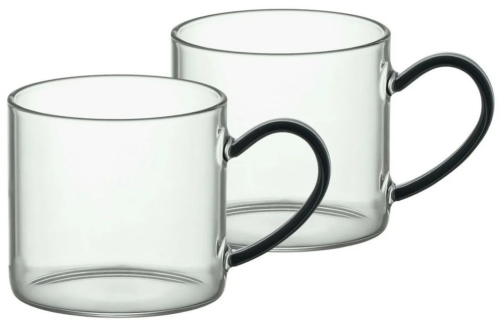 Set de căni din sticlă 4Home Haze 250 ml, 2 buc.
