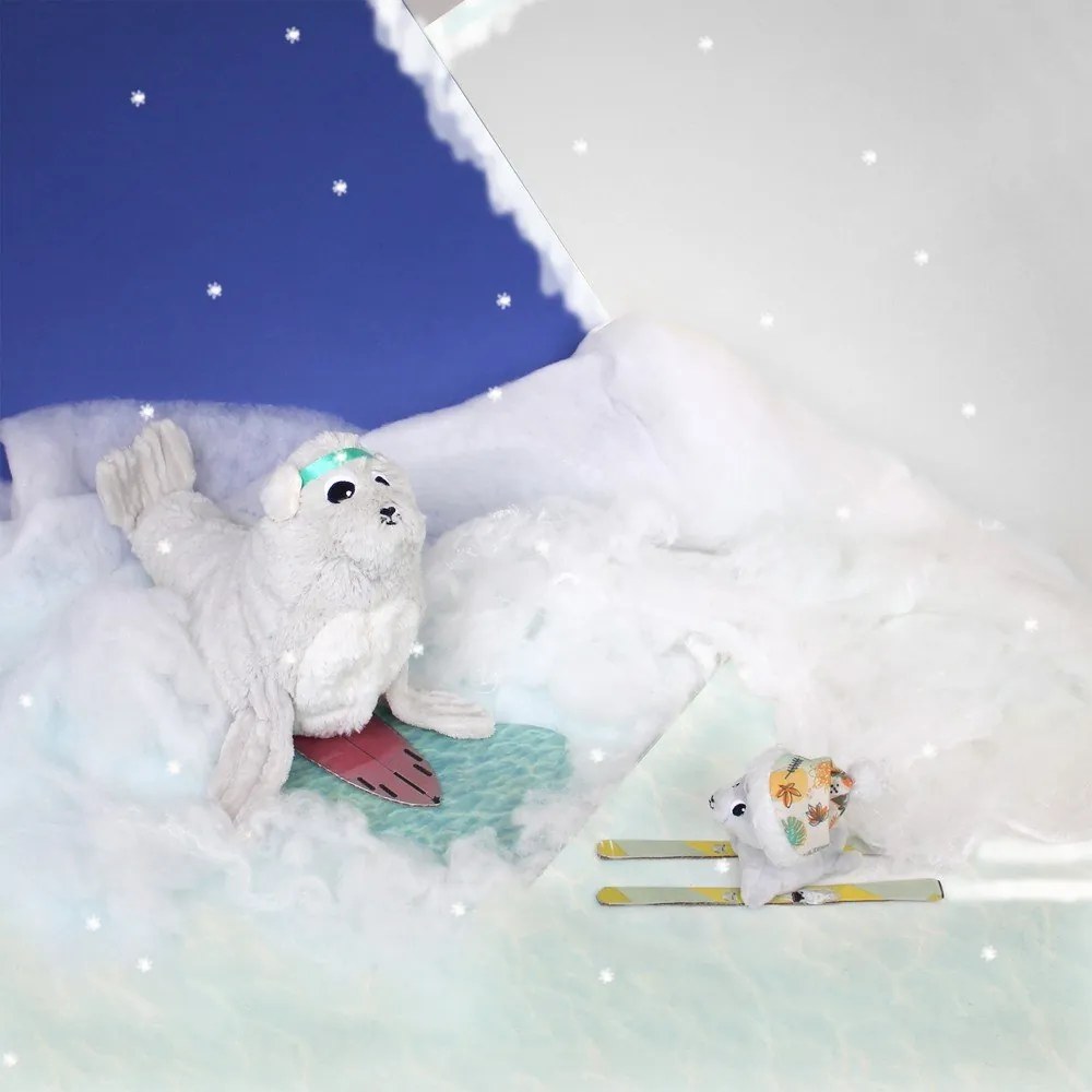 Jucării de pluș 2 buc. Ptipotos Ploufou – Les Deglingos