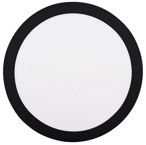 Plafonieră LED/24W/230V 3000/4000/6000K negru rotund Solight WD174-B