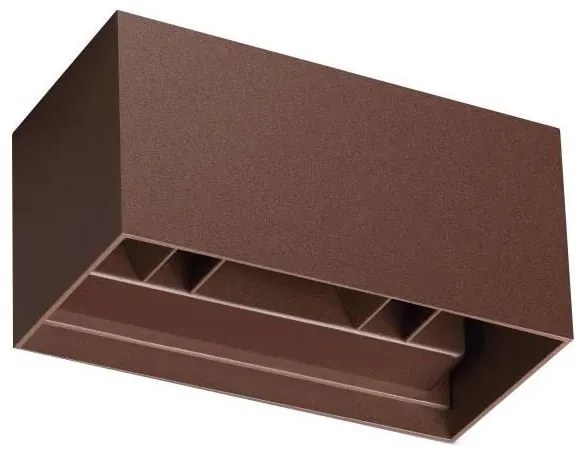 Aplică LED de exterior Ideal Lux ATOM LED/25W/230V IP54 maro