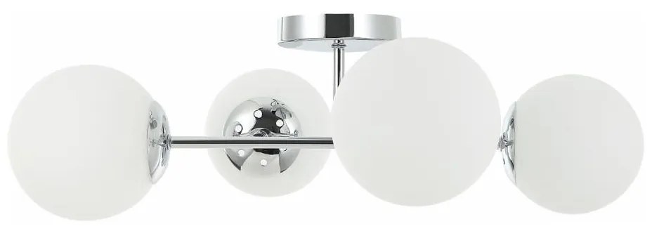 Lustră aplicată MADDIE 4xE14/5W/230V crom lucios