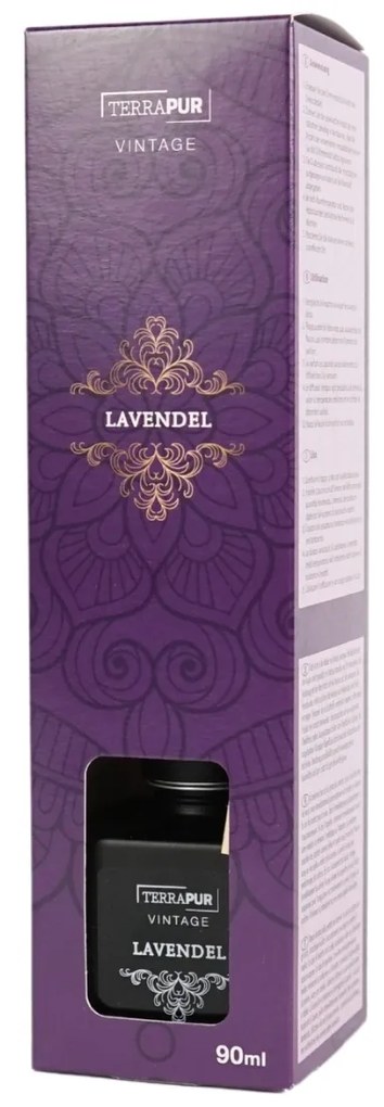 Difuzor aroma cu betisoare VINTAGE LAVENDER 90 ml