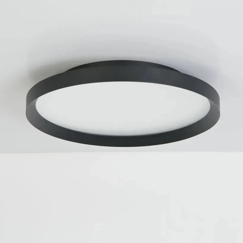 Plafoniera LED dimabila CCT 3000/4000K Prisma 35 negru