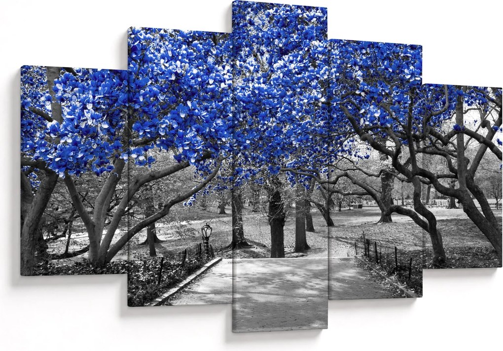 Tablou - Copaci albaștri Central Park, New York (150x105 cm)