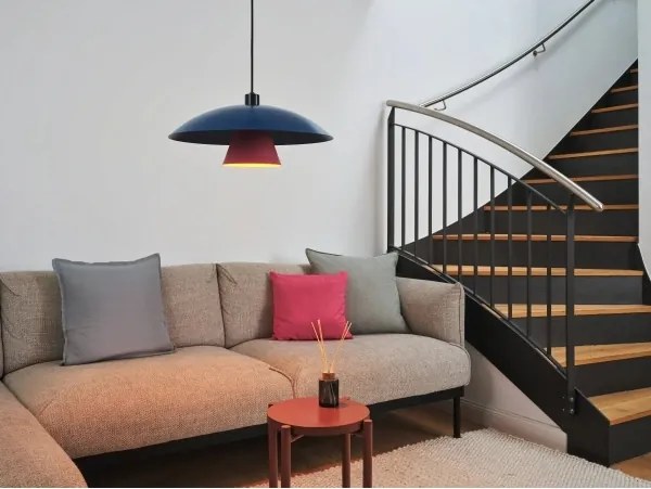 Osram - Pendul cu cablu DECOR FLYING MUSHROOM, 1xE27/25W/230V, Ø 50 cm, albastru