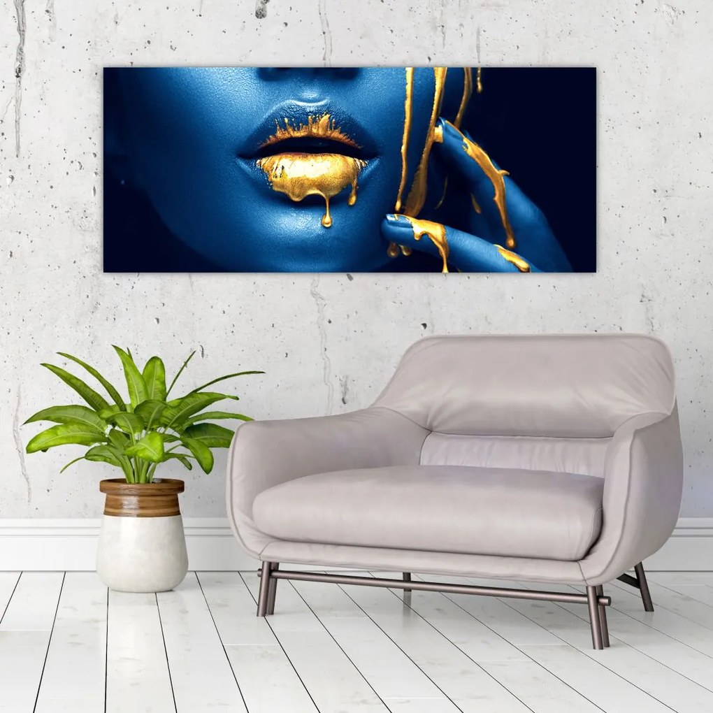 Tablou cu fața omeneaască (120x50 cm)