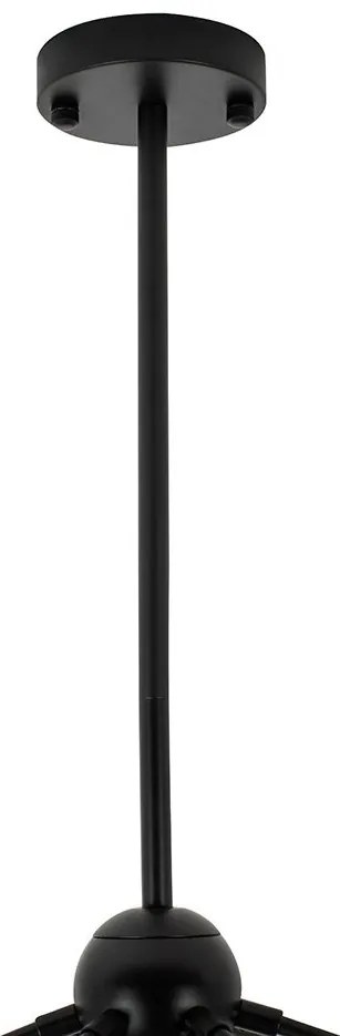 Lustra moderna cu 15 de surse de lumina Roma 15 negru