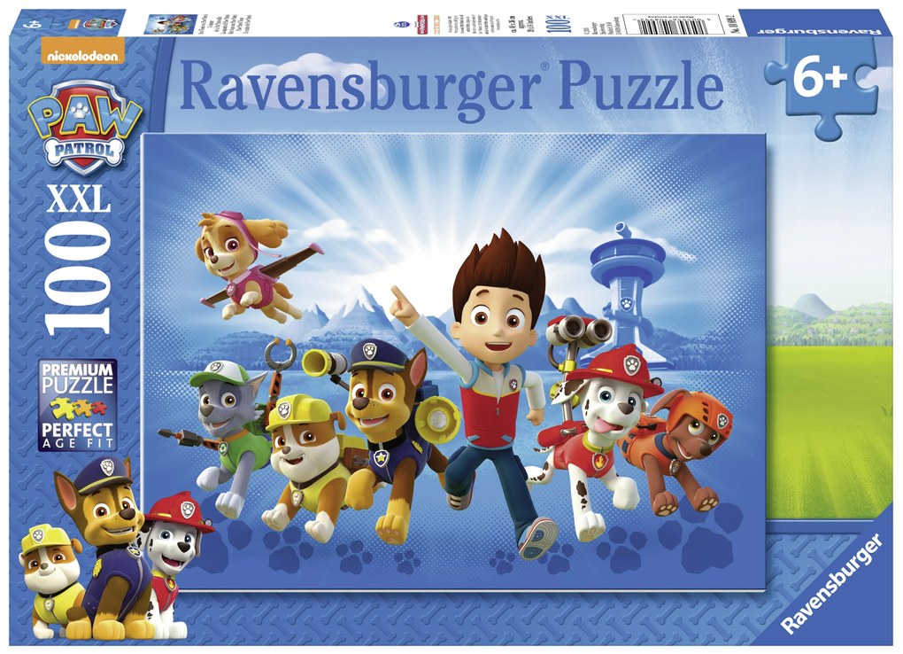 PUZZLE PATRULA CATELUSILOR, 100 PIESE - RAVENSBURGER (RVSPC10899)