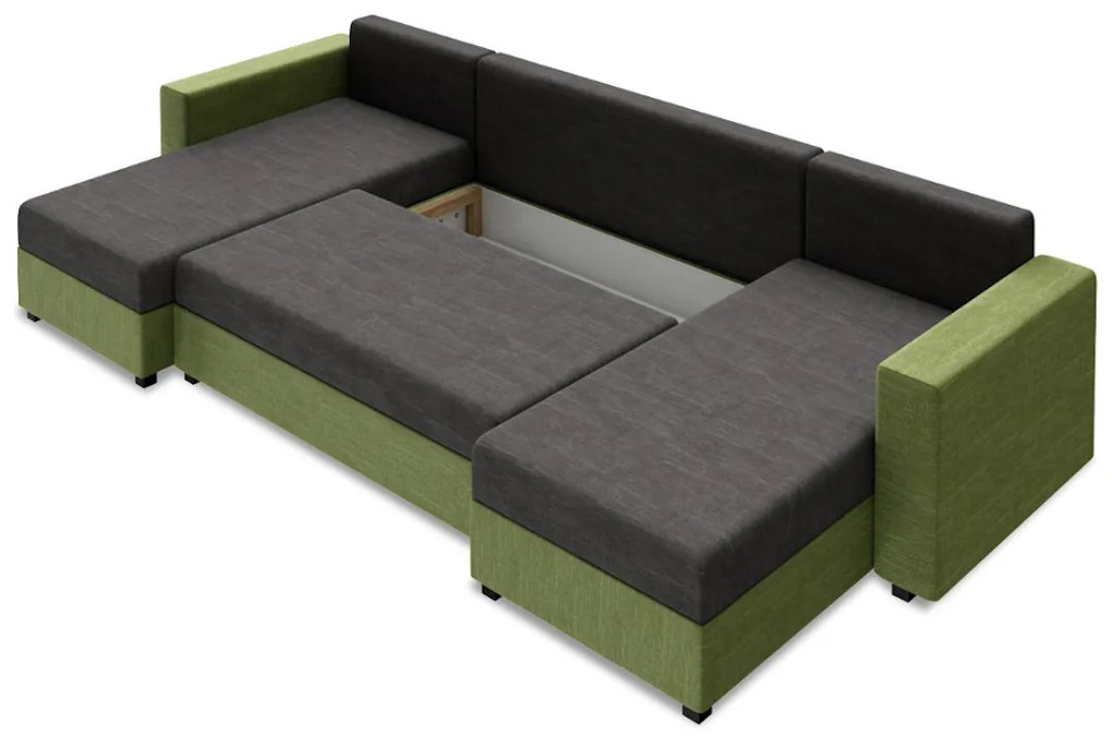 Supermobel Colțar extensibil în formă de U STAR, 303x140, sawana 05/sawana 14